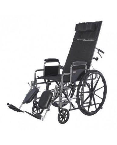18" Deluxe Reclining Wheelchair with Desk Arms